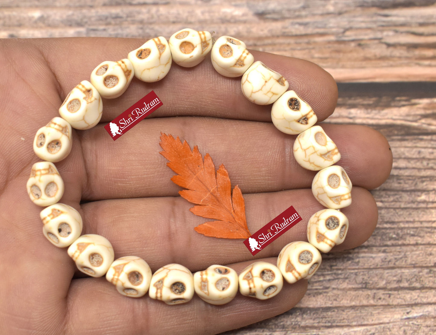 ShriRudram Skull Bracelet, Kali Bracelet, Kapala Bracelet, Meditation Bracelet, Protection Bracelet, Skull Beads Bracelet, Yoga Bracelet