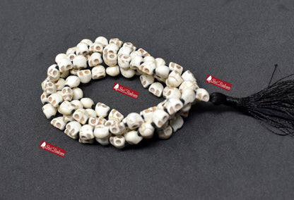 ShriRudram Skull Mala, Skull Necklace, Mala Beads, Yoga Gifts, Shiva  Kapala Prayer Beads, Kali Mala, Mund Mala 108+1 Beads D2