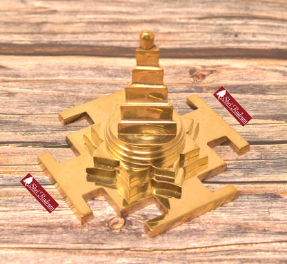 ShriRudram  Maha Kali yantra / Mahakali Yantra Brass Vastu Home Pooja Meditation Size 3 Inch